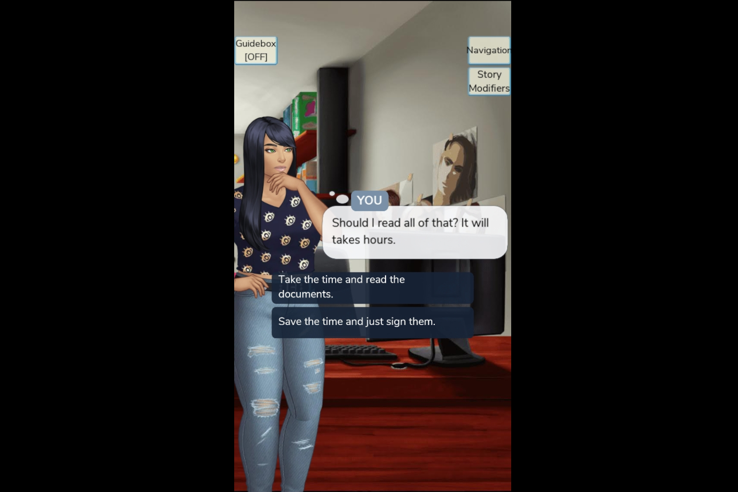 Career assessment game