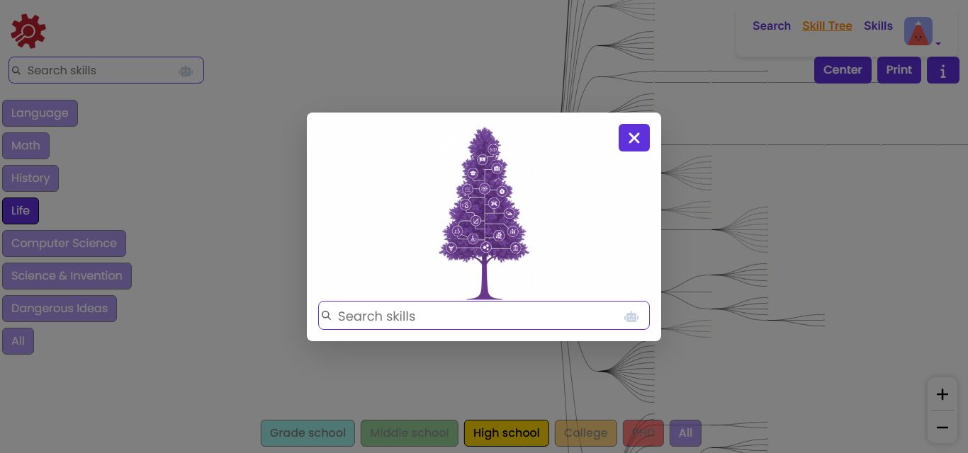 online school with ai features